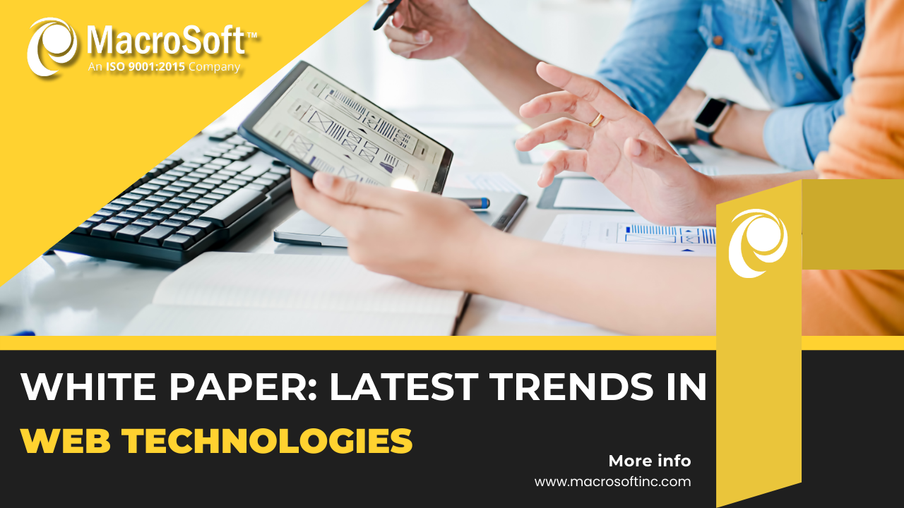 whitepaper latest trends in web technologies
